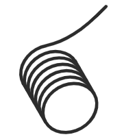 Uniform wire diameter, smooth wire feeding and no joints.