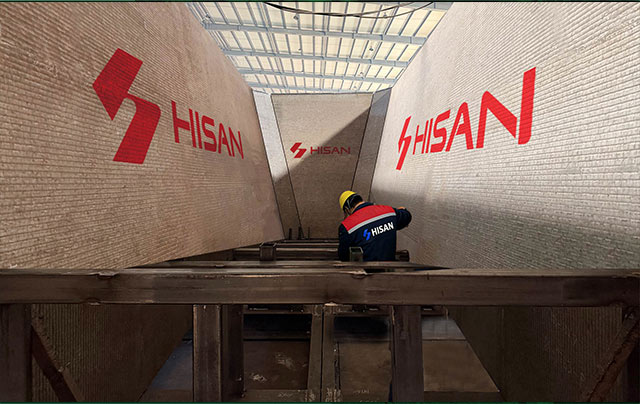 汇森增材整装出口——矿山设备升级，耐磨溜槽寿命翻 4-6 倍！